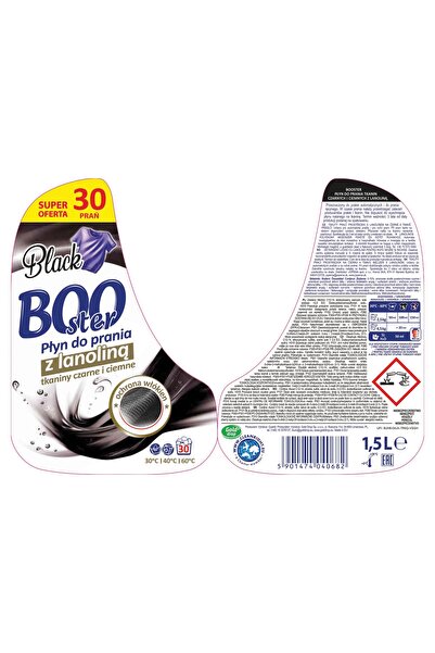 NO BRAND Detergent lichid de rufe Booster Negru cu Lanolină pentru țesături î...