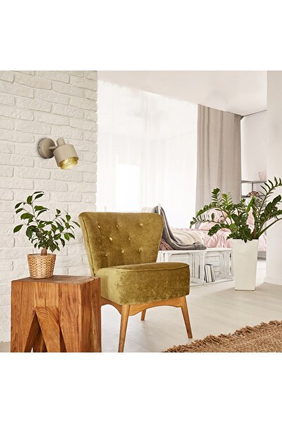 NO BRAND Rabalux Fedora Lampă de perete modernă E14 Metal bronz/auriu 3547