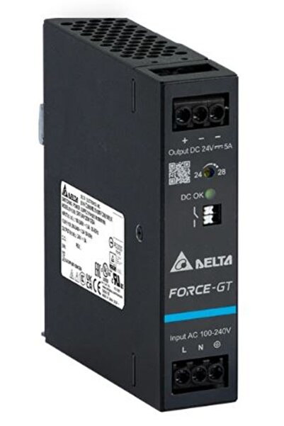 Delta Sursă de alimentare DIN 24V 5A Electronics DRF-24V120W1GBA