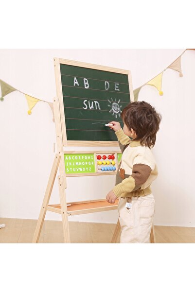 NO BRAND Tablă magnetică educativă bifacială mare pentru copii VIGA