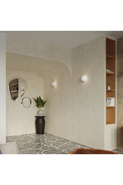 NO BRAND GLOBE aplică ceramică de perete alb lucios E27 60W reglabilă Sollux ...