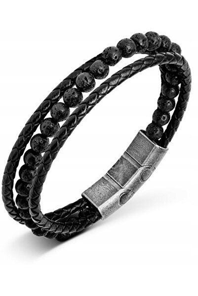 NO BRAND Brățară Pierre Ricaud Negru PierreRicaud-PR679.BBL