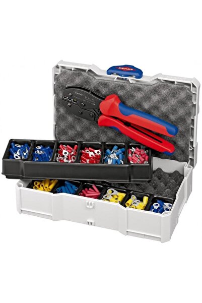 Knipex Clește de sertizat cu vârfuri interschimbabile