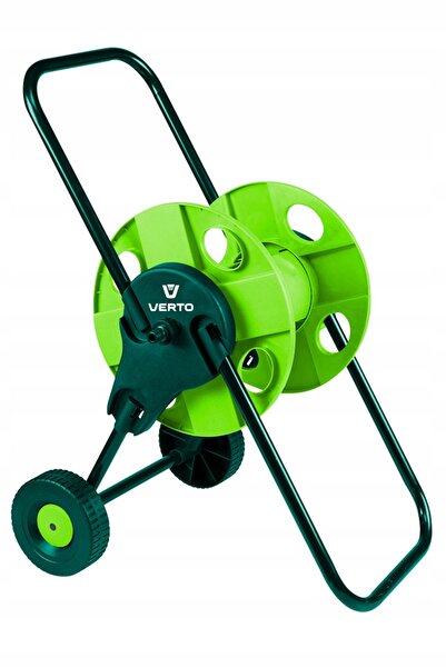 VERTO Tambur pentru furtun de grădină cu pulverizator, 30m, 1/2 inch