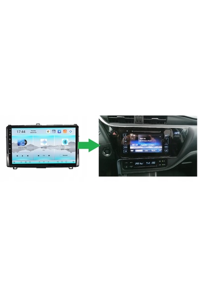 NO BRAND Player radio auto Navigație Ecran tactil Android Toyota Sienna 2015+...