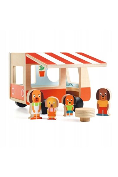 djeco Jucărie mini combi din lemn 6399