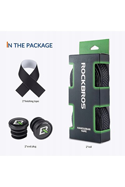 ROCKBROS Bandă ghidon bicicletă șosea/gravel set BDTK-BKW