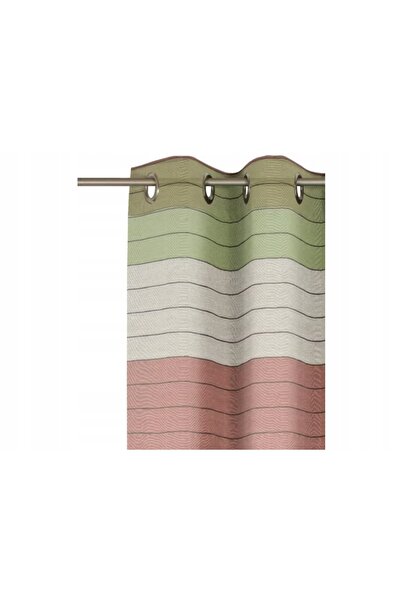 NO BRAND Barletta – Perdea cu inele de prindere 135 cm x 245 cm / 1 BUCAT