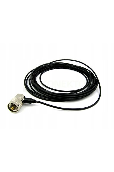 NO BRAND Cablu de reparație subțire RG174 de 6 m + conector unghiular UC-1