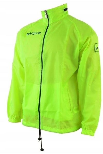 Givova Jachetă Rain Basico galben fluorescent RJ001 0019 R. XS