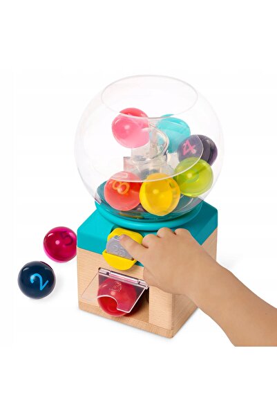 NO BRAND B.TOYS: Aparat de numărat - Bile de gumă curcubeu 12M+ 2344