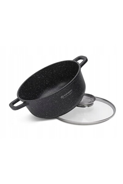 NO BRAND Oală tradițională 1,7L din ALUMINIU cu înveliș de MARMURĂ pentru ara...
