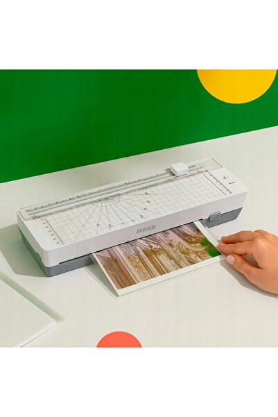 NO BRAND Laminator A3 A4 80-125 microni 320mm 5 folii gratuite Trimmer rapid