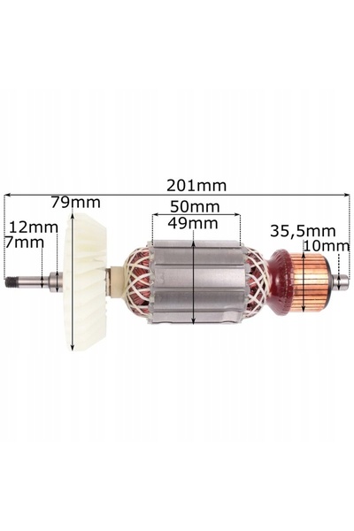 NO BRAND MAKITA GA9050 GA9050R ROTOR PERII RULMENȚI SET DE ÎNLOCUIRE 518747-7