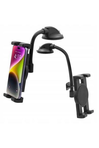 ALOGY Suport auto pentru tabletă și telefon, pentru parbriz sau bord, cu braț...