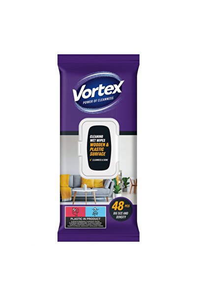 Vortex Șervețele umede de curățare pentru mobilier VORTEX 10x48 bucăți