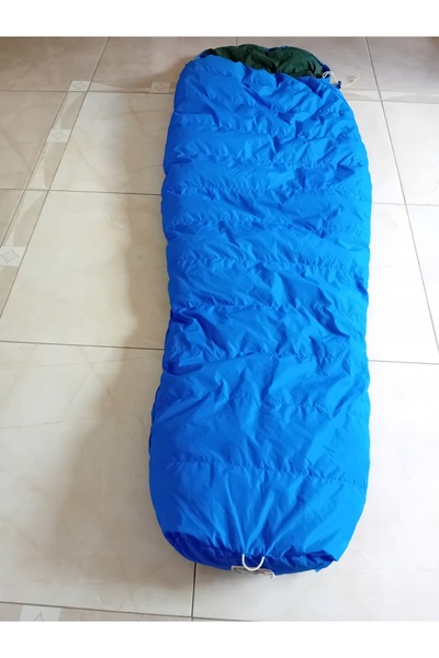 NO BRAND Sac de dormit Salewa micro II 650 Quatro albastru Danubiu Dreapta