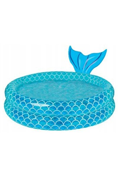 NO BRAND BASEN SUPPENZORĂ INFLATABILĂ CU DOUĂ CAMERE SYRENA 140X53 15CM PENTR...
