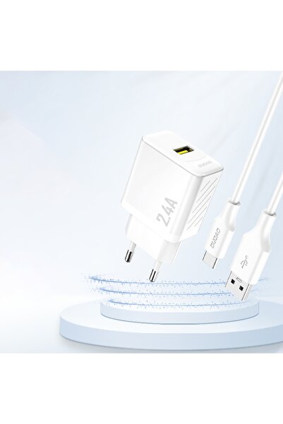 NO BRAND Încărcător de rețea Dudao A23 2.4A USB-A |   Încărcare rapidă |   Alb