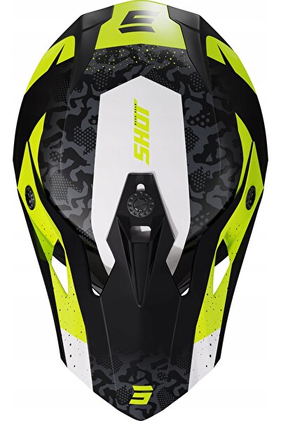 NO BRAND Cască de copii SHOT PULSE KID AIRFIT GALBEN NEON [Mărimea S]