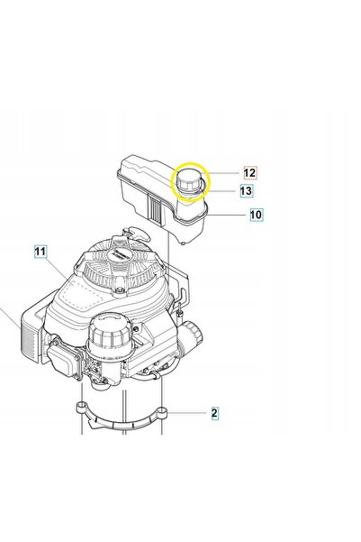 Husqvarna LC 551SP LC551VBP Capac rezervor combustibil 588445901