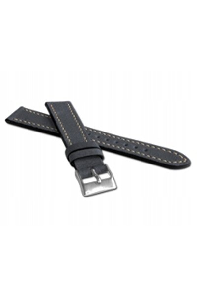 NO BRAND LAVVU Retro LSWUL22 - 22mm - Albastru Marin - Curea de ceas din piele