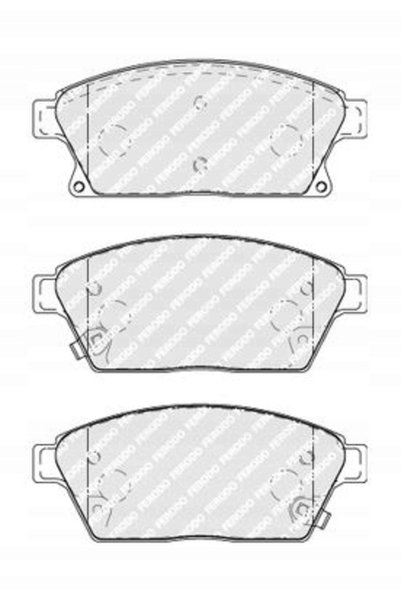 NO BRAND Plăcuțe de frână față Ferodo CHEVROLET CRUZE ORLANDO 300mm