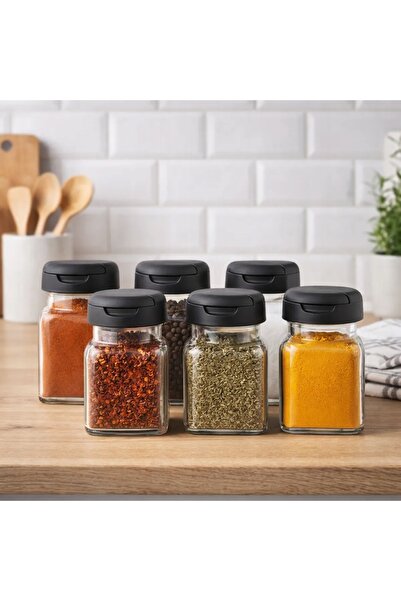 PRACTIC Borcane pentru condimente 150 ml și recipiente pentru produse vrac, s...