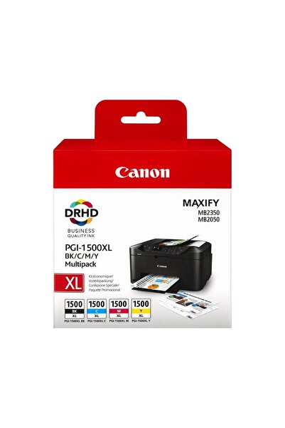 Canon Set de cerneală PGI-1500XL CMYK Negru Cyan Magenta Galben 37.7ml 3 x 12ml