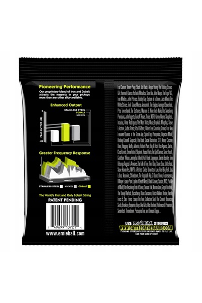 NO BRAND Corzi pentru chitară electrică Ernie Ball 3721 Cobalt 10-46, 3 seturi