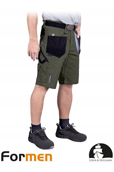NO BRAND Pantaloni scurți de lucru, pantaloni de camuflaj cu buzunare, întări...
