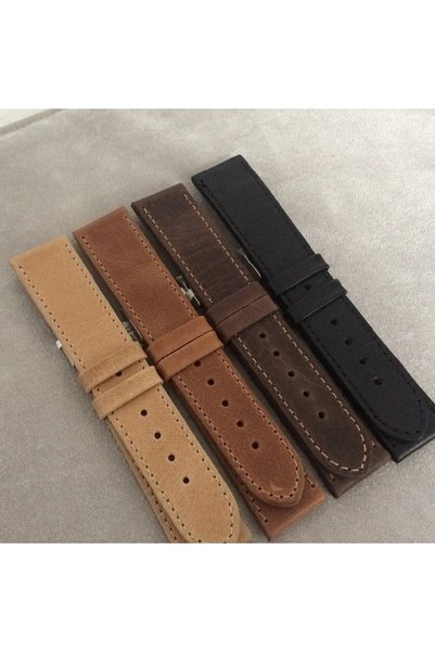 NO BRAND LAVVU Sport LSAUC22 - 22mm - Maro închis - Curea de ceas din piele