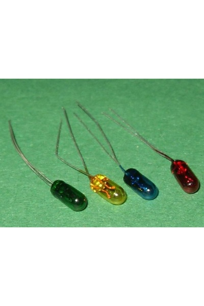 NO BRAND Bec 12V - 14V ROȘU d.3mm 100 bucăți MINI 50mA (1315)