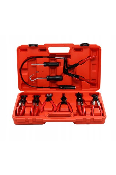 Kraft&dele Clește pentru benzi de fixare, set de 9 piese. VALIZĂ SOLIDĂ