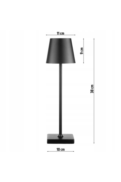 NO BRAND LAMPĂ DE NOAPTE LED TACTILĂ WIRELESS PENTRU RESTAURANT, HOTEL, CU 3 ...