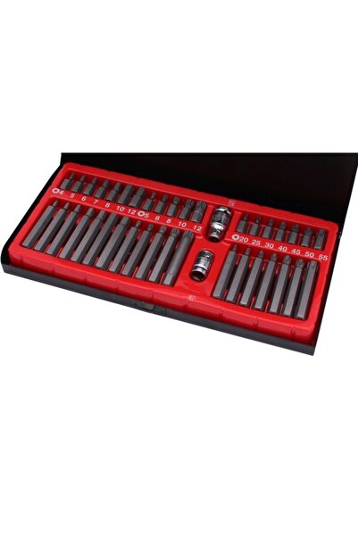 NO BRAND Set de scule: Chei, capete TORX, 40 de piese, în cutie.