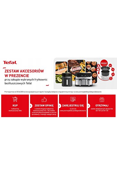TEFAL EY505 Grill 2 în 1 Friteuză cu aer cald