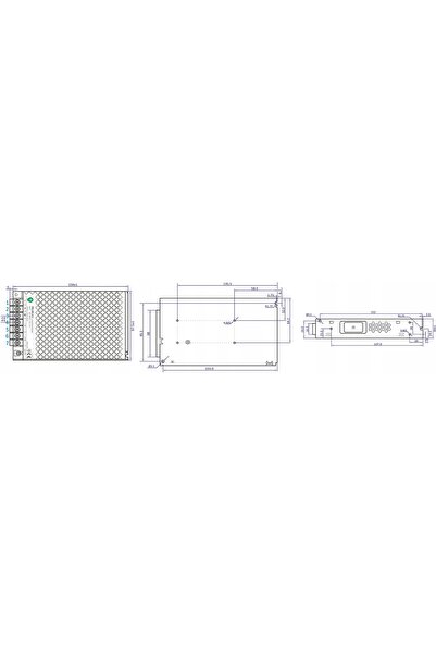NO BRAND Sursă de alimentare LED 150W 12,5A 12V CC POS-150-12-C