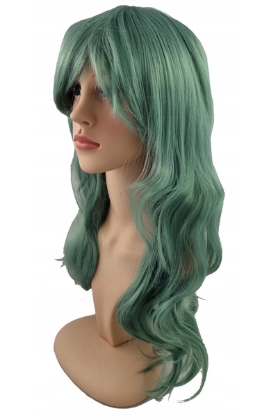 NO BRAND PERUCĂ COSPLAY 70 CM LUNGĂ VERDE ANIME MANGA