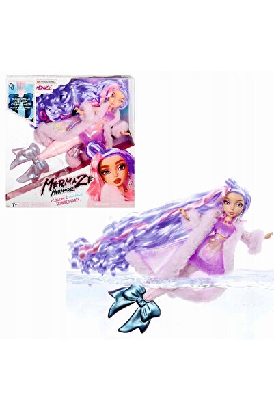 NO BRAND MERMAZE MERMAIDZ PĂPUȘĂ 29cm MONROE CU SCHIMBARE DE CULOARE PETRECER...