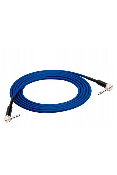 NO BRAND Red's Music Cablu instrumental Jack 6,3mm în unghi 10m GC13100-BLUE