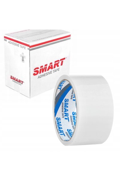 Smart Bandă adezivă albă lată 48 mm lungime 45,5m 1 buc.