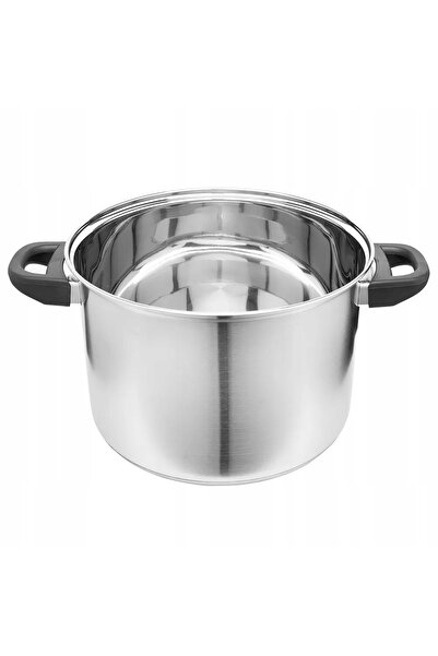 NO BRAND Oală înaltă pentru inducție și gaz cu capac Altom Design Emilio 5,6 l