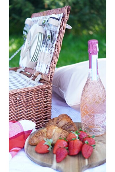 NO BRAND COȘ DE PICNIC CU IZOLAȚIE TERMICĂ WICKED WICKENED CU ECHIPAMENT PENT...