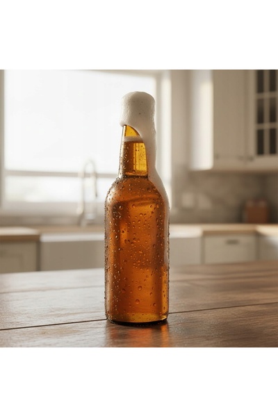 NO BRAND 50 de sticle de sticlă cu gât lung, 330ml, pentru bere, cidru, 50 bu...