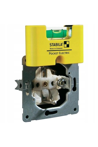 Stabila Nivelă de buzunar pentru electricieni 17775