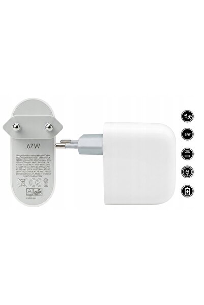 NO BRAND ORIGINAL GOOGLE PIXEL FLEX ADAPTOR DE ALIMENTARE CU DOUĂ PORTURI 67W...