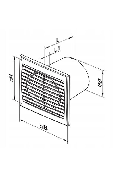 Vents HIGRO TIMER SILENTA 150 Ventilator Silențios