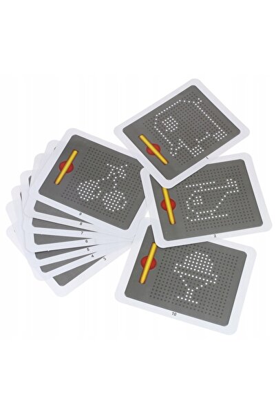 NO BRAND Tablă magnetică MagPad cu 748 de bile și șabloane