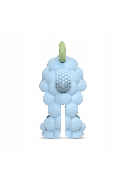 NO BRAND RaZbaby Inel de dentiție din silicon Razberry Grip albastru 3+ pentr...
